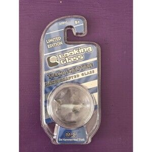 M.C. Hammerhead Shark LOOKING GLASS Mini Torch Sculpture Hand Crafted Figure NEW